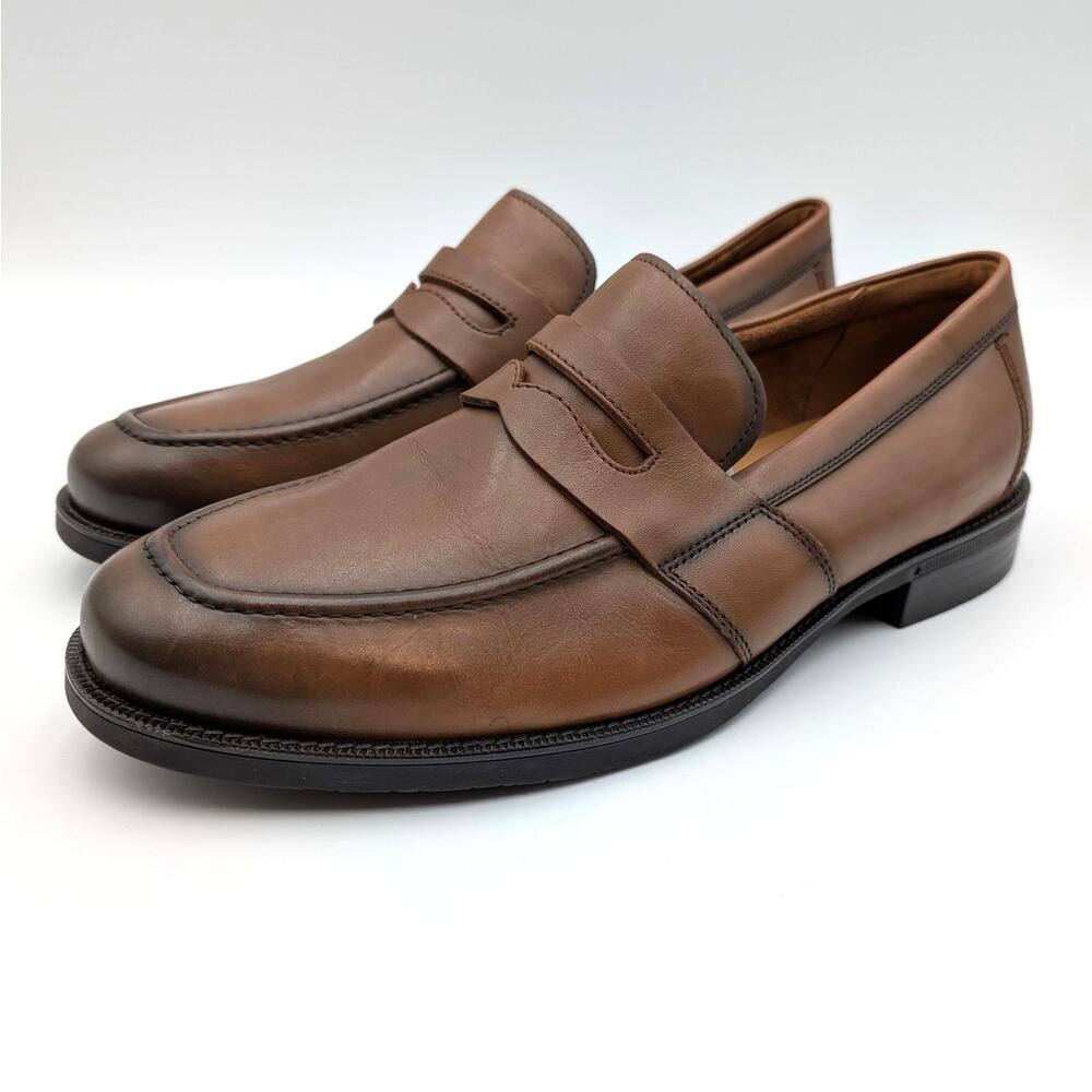 Cole Haan Bedford Penny Loafer Shoes Men's British Tan Java Size US10.5 EU43.5